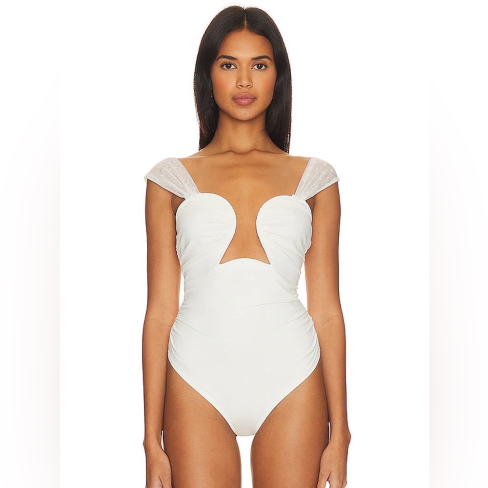 NWT Free People Double Take Bodysuit Ivory